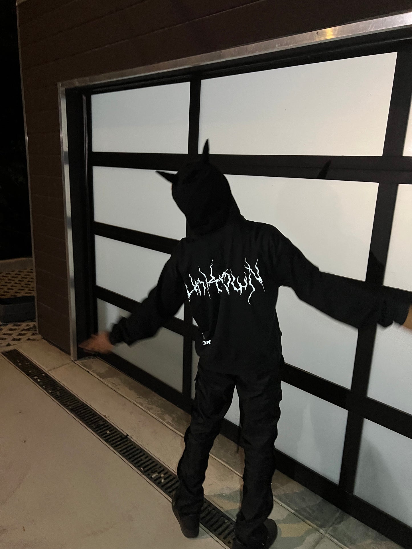 Full zip up "REFLECTIVE HOODIE"
